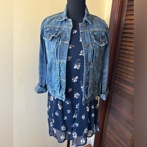 Abercrombie & Fitch Dress and Denim Jacket Size XS